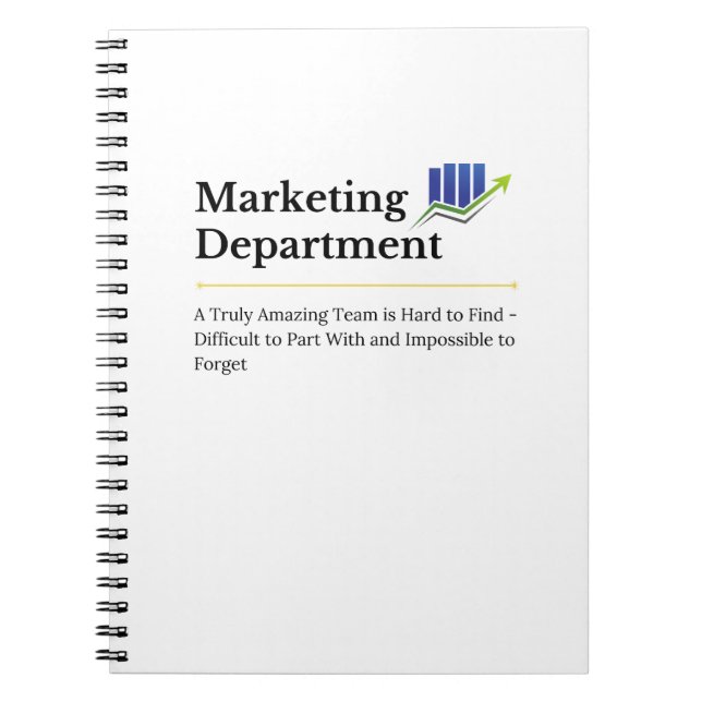 Cuaderno Departamento de Marketing (Frente)