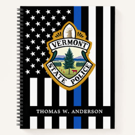 Cuaderno Departamento de Policía Logotipo Personalizado Apl