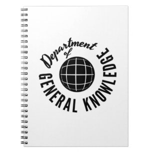 Cuaderno Departamento. Del conocimiento general