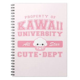Cuaderno Departamento lindo de la universidad de Kawaii