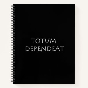 Cuaderno Dependeat totum