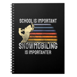Cuaderno Deporte de motos de nieve Moto de nieve