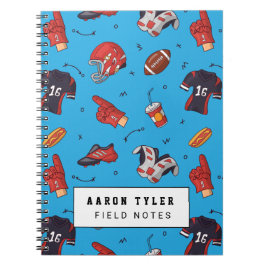 Cuaderno Deportes de bolas de fútbol personalizadas