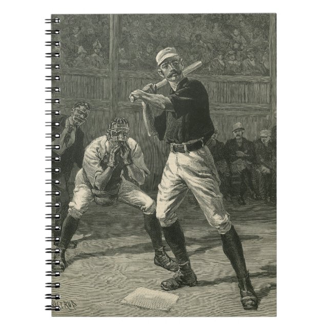 Cuaderno Deportes de época, jugadores de béisbol por Thulst (Frente)