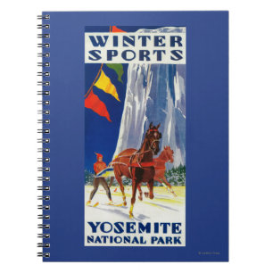 Cuaderno Deportes de invierno en Yosemite PosterYosemite,