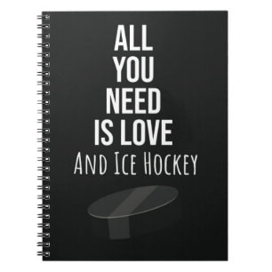 Cuaderno Deportes de Novedad de hockey sobre hielo Guay