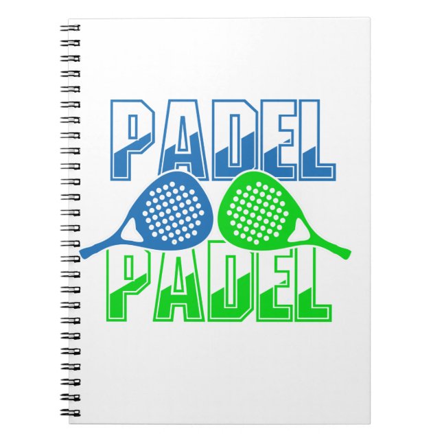 Cuaderno Deportes de PADEL (Frente)