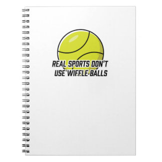 Cuaderno Deportes reales no usan bolas de peluche