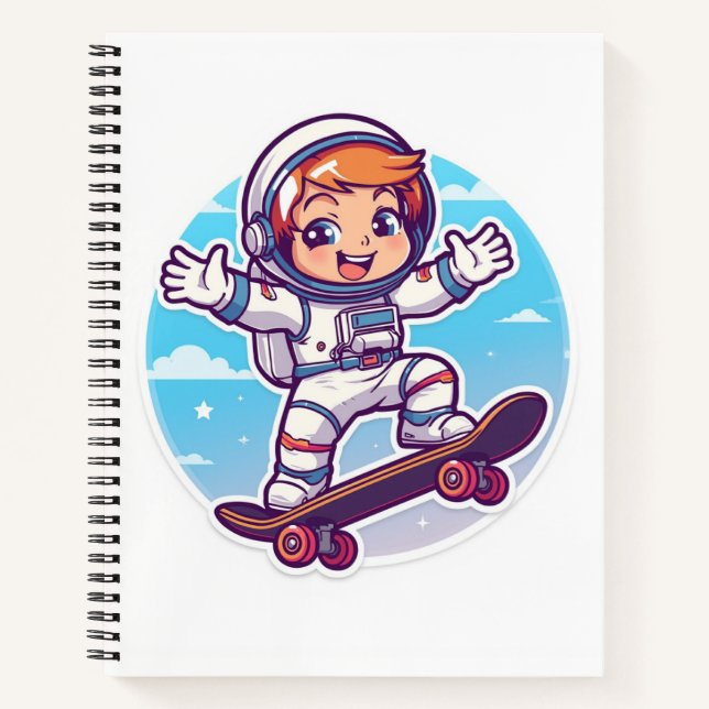 Cuaderno Deportivo Explorador Espacial – De vuelta (Anverso)