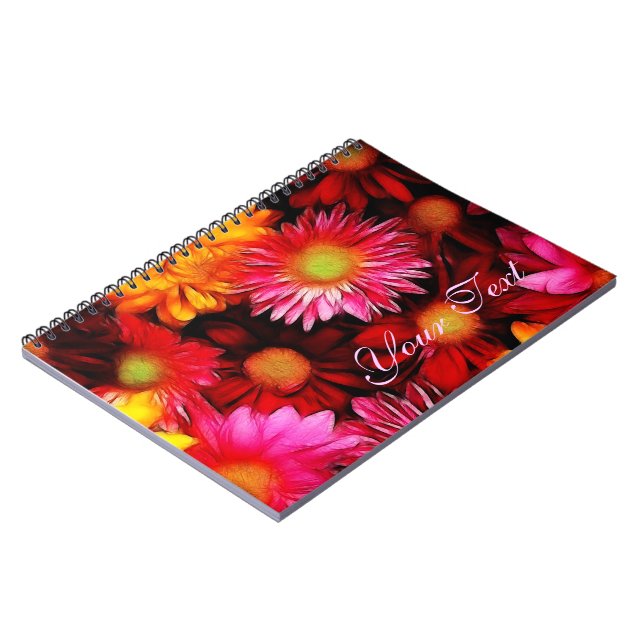 Cuaderno Depósito portátil floral Dreamy Daisies (Lado Izquierdo)