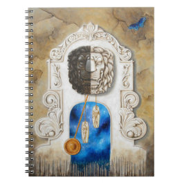 Cuaderno Der Löwe auf der Uhr 