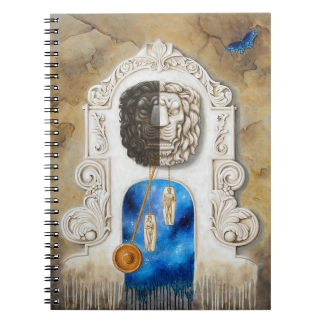 Cuaderno Der Löwe auf der Uhr  (Frente)