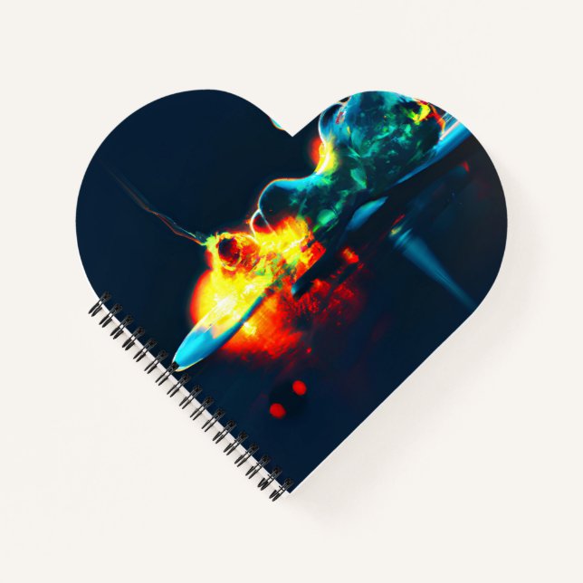 Cuaderno Derivación líquida brillante (Anverso)