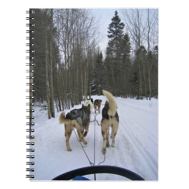 Cuaderno Derrame de perro en Quebec, Canadá (Frente)