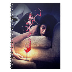 Cuaderno Derrame de vino