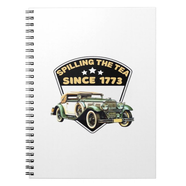 Cuaderno Derrame El Té Desde La Prima De 1773 (Frente)