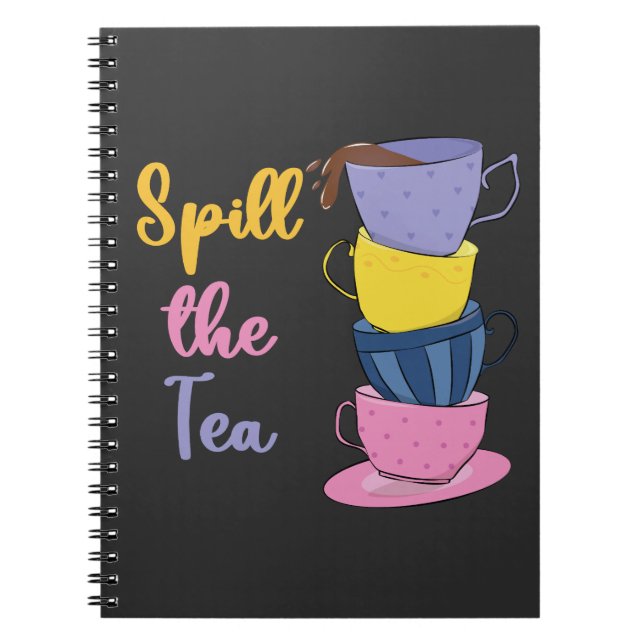 Cuaderno Derrame El Té - Té Drinker (Frente)
