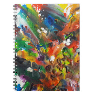 Cuaderno derretido del arte del creyón