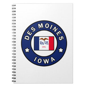 Cuaderno Des Moines Iowa