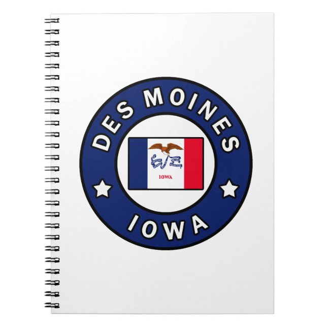 Cuaderno Des Moines Iowa (Frente)
