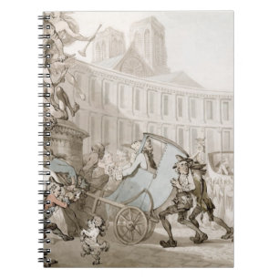 Cuaderno DES Victoires, París, c.1789 del lugar del La