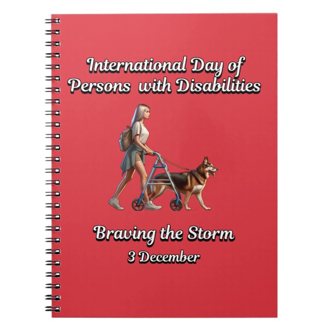 Cuaderno Desafiando a la tormenta. Personas con discapacida (Frente)