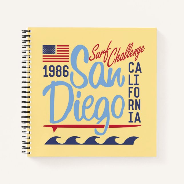 Cuaderno Desafío Surf de San Diego 1986 (Anverso)