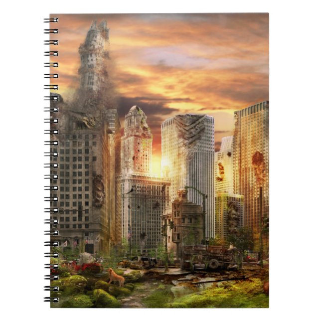 Cuaderno Desastre - Chicago, IL - Tengo que pasear al perro (Frente)