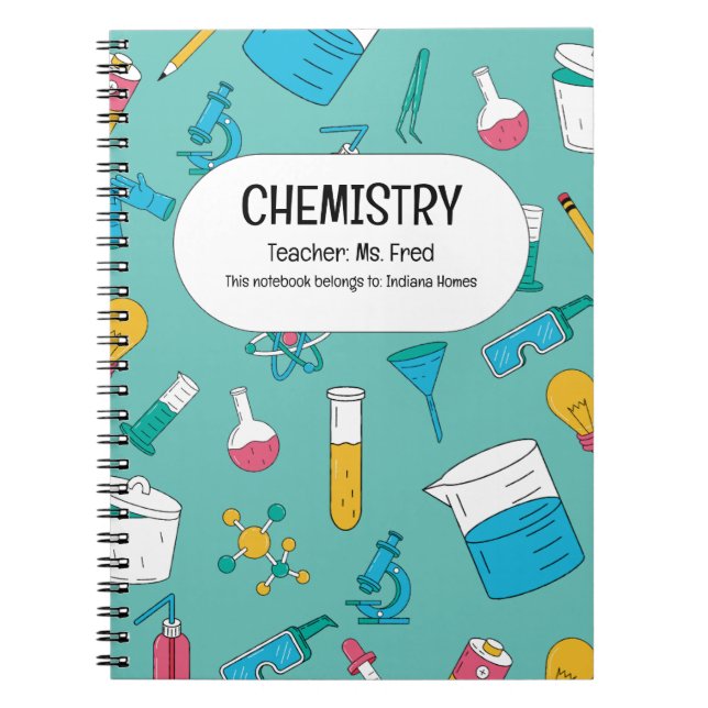 Cuaderno ¡Desata tu Ciencia! Una QUÍMICA Personalizada (Frente)