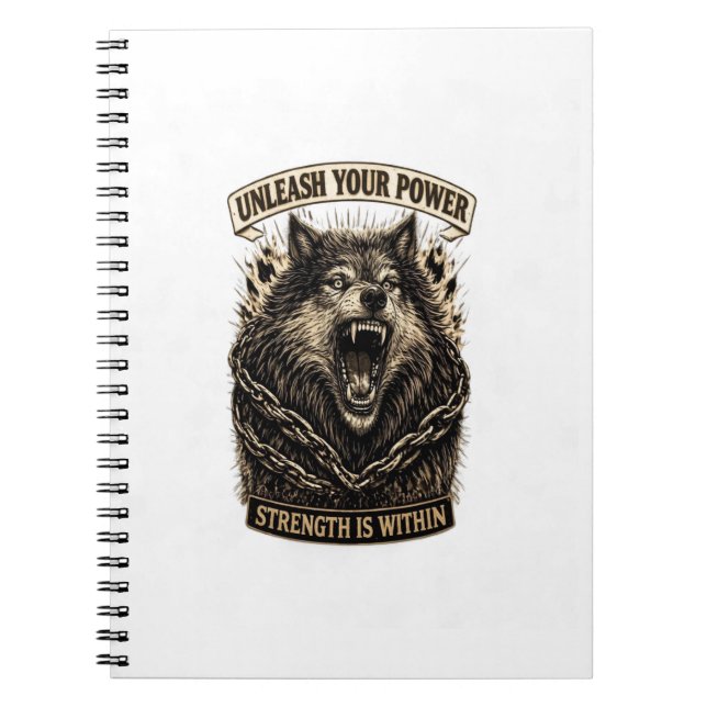 Cuaderno Desata tu Poder — La Fuerza Está Dentro (Frente)