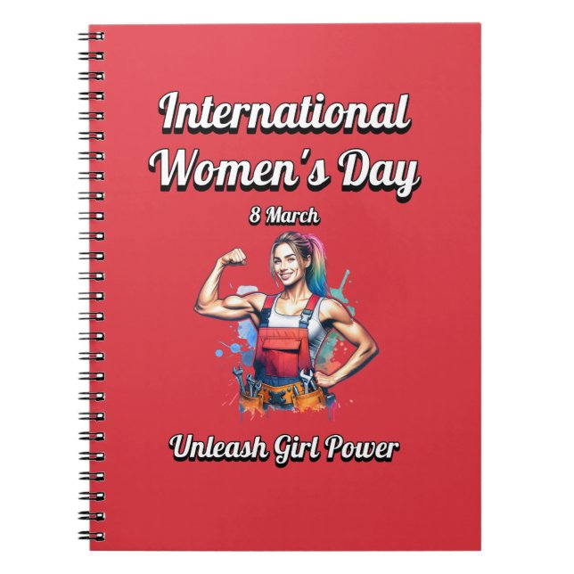 Cuaderno Desate poder Chica. Día Internacional de la Mujer. (Frente)