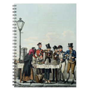 Cuaderno Desayuno de la calle grabado por G.Hunt, 1825