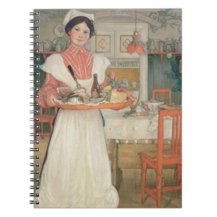 Cuaderno Desayuno que lleva en una bandeja, 1904 de Martina