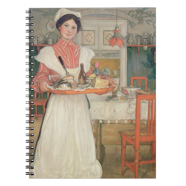 Cuaderno Desayuno que lleva en una bandeja, 1904 de Martina (Frente)