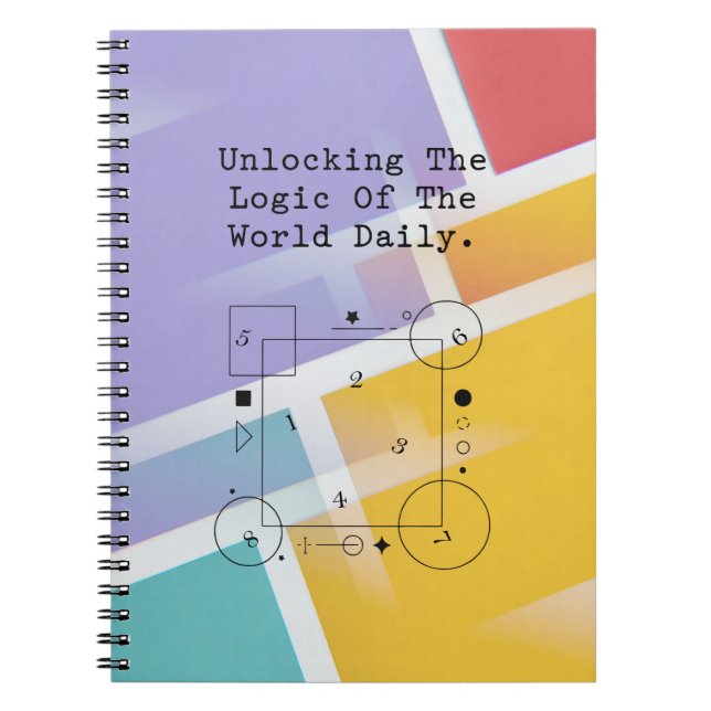 Cuaderno Desbloqueando la Lógica del Mundo Diario | Perspec (Frente)