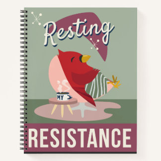 Cuaderno "Descansar es Mi Resistencia"
