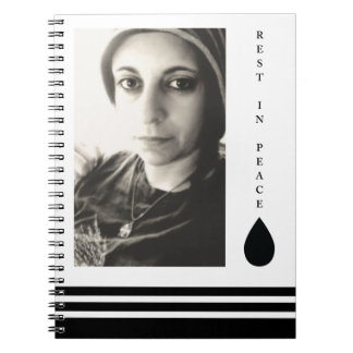 Cuaderno descanse en paz gota de lágrima