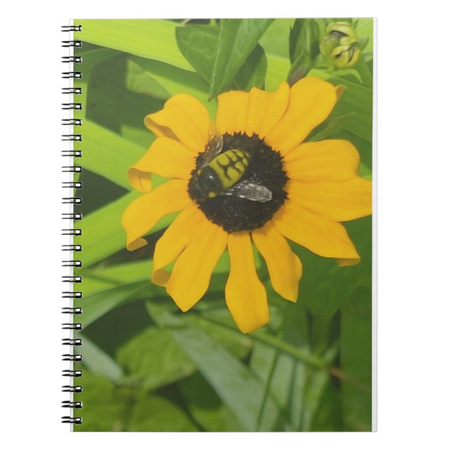 Cuaderno Descanso en un portátil de fotos de flores (Frente)