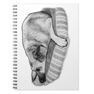 Cuaderno Descanso Reflexivo, Notas de Cachorro Vintage