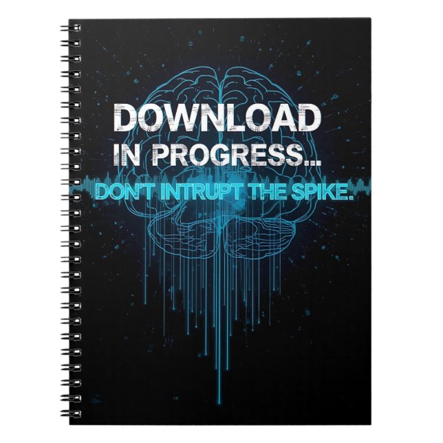 Cuaderno Descarga en Progreso… No Interrumpas el Pico  (Frente)