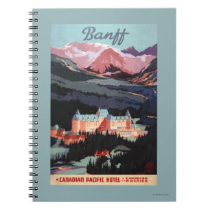 Cuaderno Descripción del poster de Banff Springs Hotel