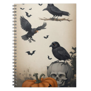 Cuaderno Descubra la belleza oscura de Halloween con nuestr