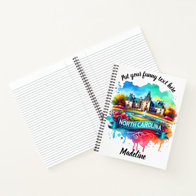 Cuaderno Descubra la impresionante arquitectura de NC (Interior)