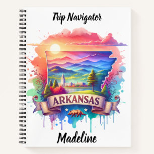 Cuaderno Descubra la vibrante belleza de Arkansas al atarde