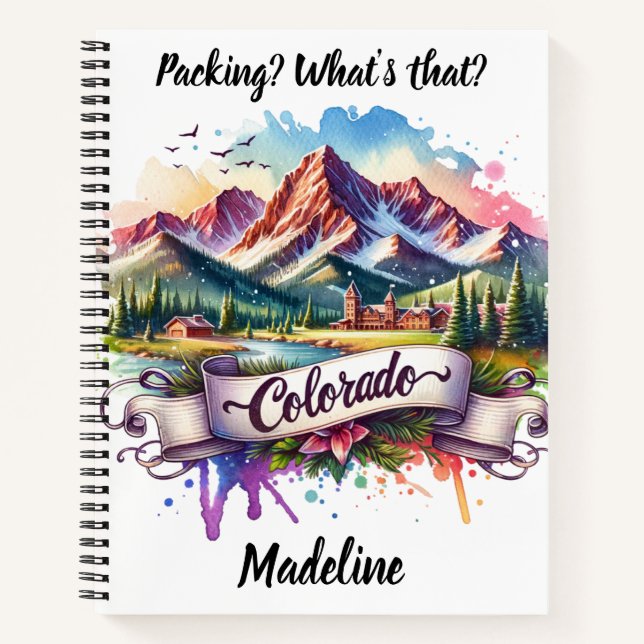 Cuaderno Descubra la vibrante belleza de Colorado en primav (Anverso)