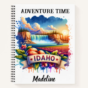 Cuaderno Descubra la vibrante belleza del paisaje de Idaho