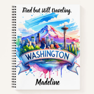 Cuaderno Descubra los vibrantes paisajes de Washington