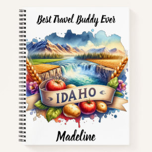 Cuaderno ¡Descubre la belleza de la cosecha de Idaho!