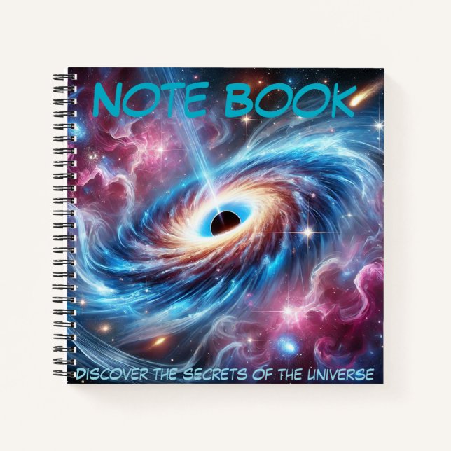 Cuaderno Descubre los secretos del universo (Anverso)