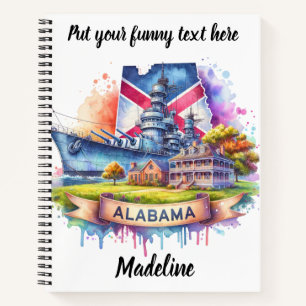 Cuaderno Descubriendo la historia y belleza de Alabama